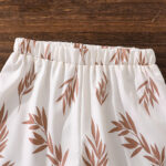 Women's Leaf Print Halter Top Pants Set - Image 4
