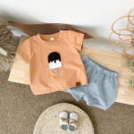 Kids Ice Cream T-Shirt and Shorts Set