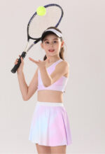Girls Pastel Tennis Skirt and Top Set - Image 2