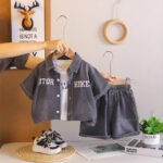 Toddler Denim Shirt and Shorts Set