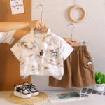 Kids Shorts and Tie-Dye Shirt Set