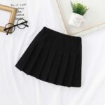 Girls Pleated Mini Skirt Assorted Colors - Image 2