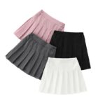 Girls Pleated Mini Skirt Assorted Colors