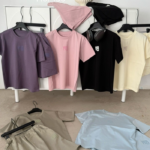 Unisex Cotton Lounge T-Shirt and Shorts Set