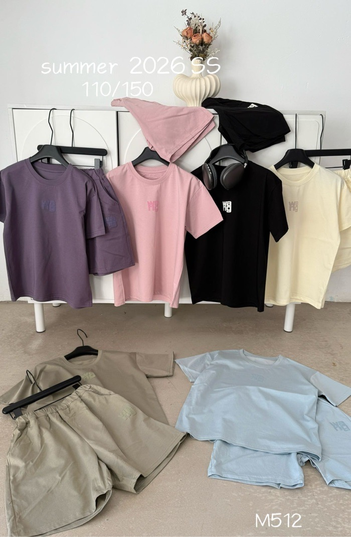 N291-349.png Unisex Cotton Lounge T-Shirt and Shorts Set - Image 1