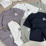 Kids NY Logo Summer T-Shirt and Shorts Set