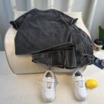 Black Washed T-Shirt and Shorts Set - Image 2