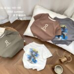 Kids Summer Graphic Cotton T-Shirts Set