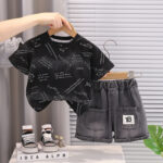 Kids Printed T-Shirt and Shorts Set - Image 2