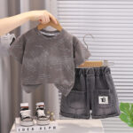 Kids Printed T-Shirt and Shorts Set