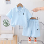 Kids Polo Shirt and Shorts Set - Image 2