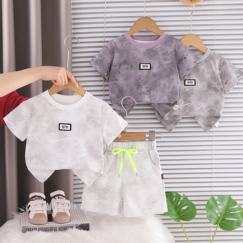N303-286-288-3.jpg Alo Kids T-Shirt and Shorts Set - Image 1