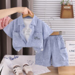 Kids Summer Shirt and Shorts Set - Image 2