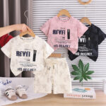 Kids Streetwear T-Shirt and Shorts Set