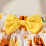 Baby Girl Yellow Sunflower Outfit Set - Image 3