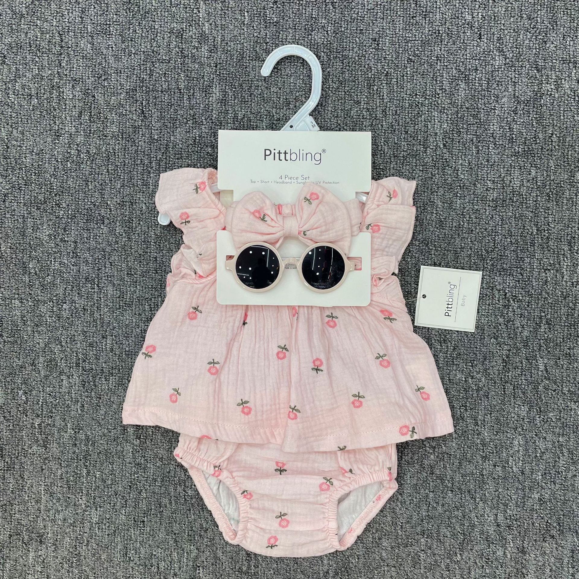 N306-196-199-1.jpg Pittbling Baby Girl Outfit Set - Image 1