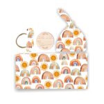 Floral Print Baby Swaddle Blanket Set - Image 6