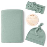 Floral Print Baby Swaddle Blanket Set - Image 8