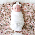 Ribbed Newborn Swaddle Blanket and Hat Set - Image 5