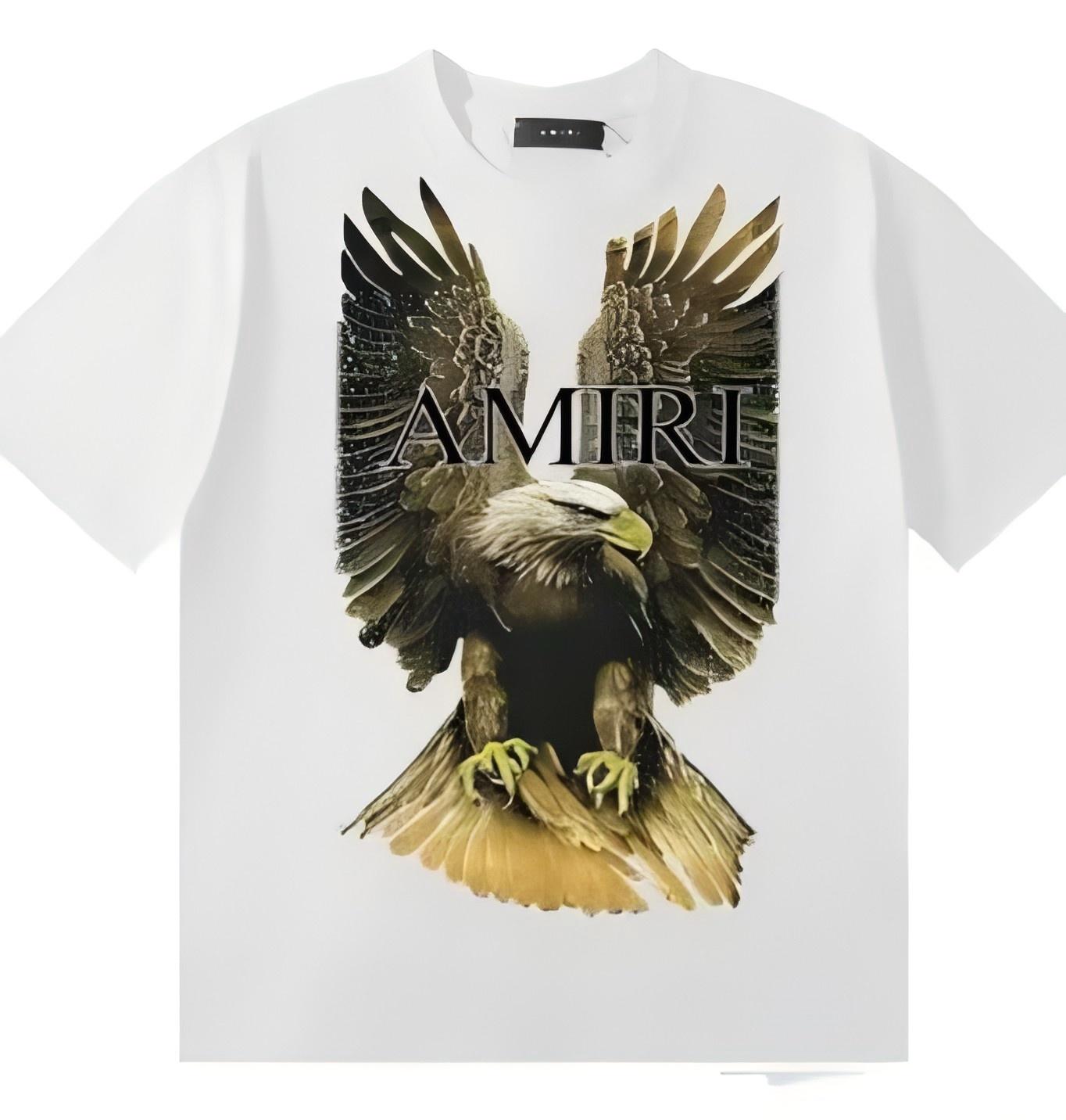 N307-952.jpg Amiri White Eagle Graphic T-Shirt - Image 1