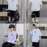 Kids Cloud Print Oversized T-Shirt