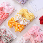 Assorted Patterned Baby Girl Hair Bows Set - Image 9