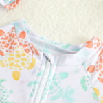 Girls Swimsuit and Hat Set - Image 5