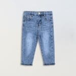 Kids Blue Straight Leg Denim Jeans