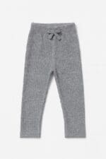 Baby Ribbed Knit Grey Leggings