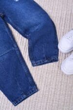 Boys Black T-Shirt and Blue Jeans - Image 3