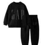 GAP Kids Black Sweatshirt and Pants Set