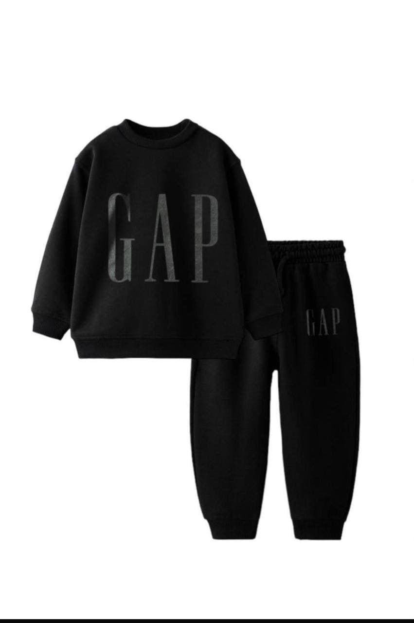 WhatsApp Image 2026-08-31 at 4.30.55 PM GAP Kids Black Sweatshirt and Pants Set - Image 1