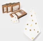 Bee Print Cotton Baby Washcloths Set