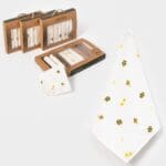 Bee Print Cotton Baby Washcloths Set