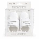 Bepiccino White Baby Velcro Shoes