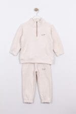 La'ciel Kids Beige Sweatshirt and Pants Set