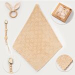 Beige Baby Comfort Blanket Gift Set