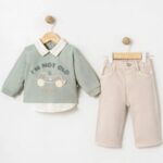 Toddler Car Sweater and Pants Set