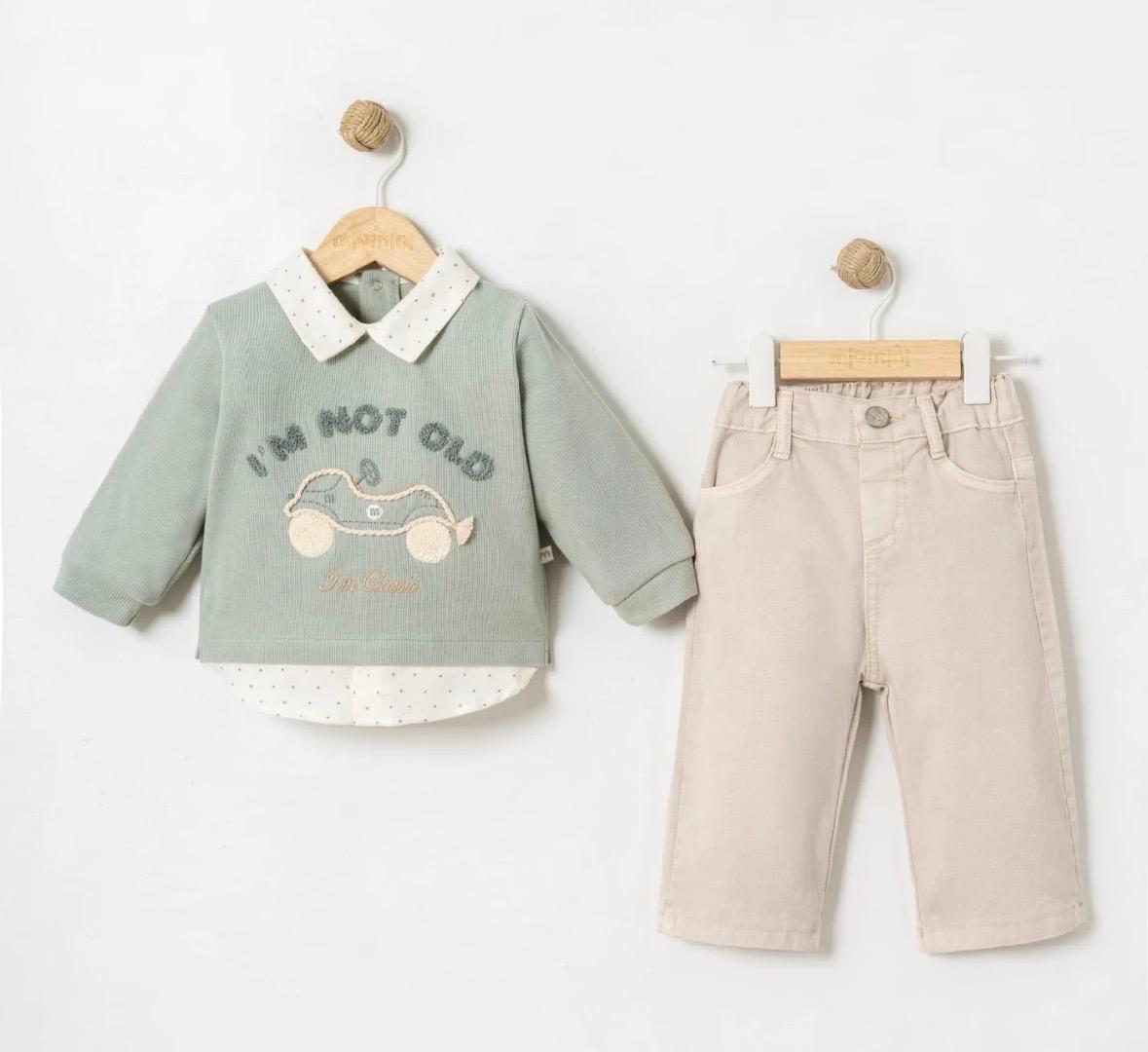 WhatsApp Image 2026-09-11 at 4.40.45 PM (2) Toddler Car Sweater and Pants Set - Image 1
