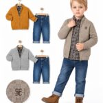 beige boy set