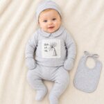 grey baby boy set