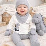 grey baby boy set