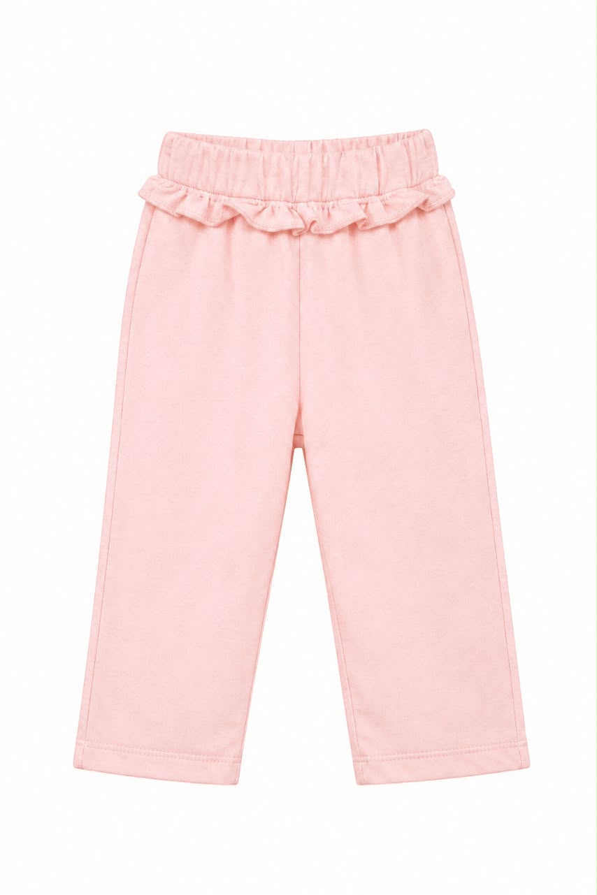 WhatsApp Image 2026-10-09 at 11.33.28 AM pink baby sweat pants - Image 1