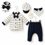 new born black set