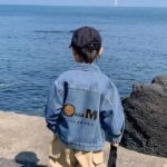 face denim jacket